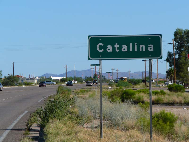 We first pass through Catalina