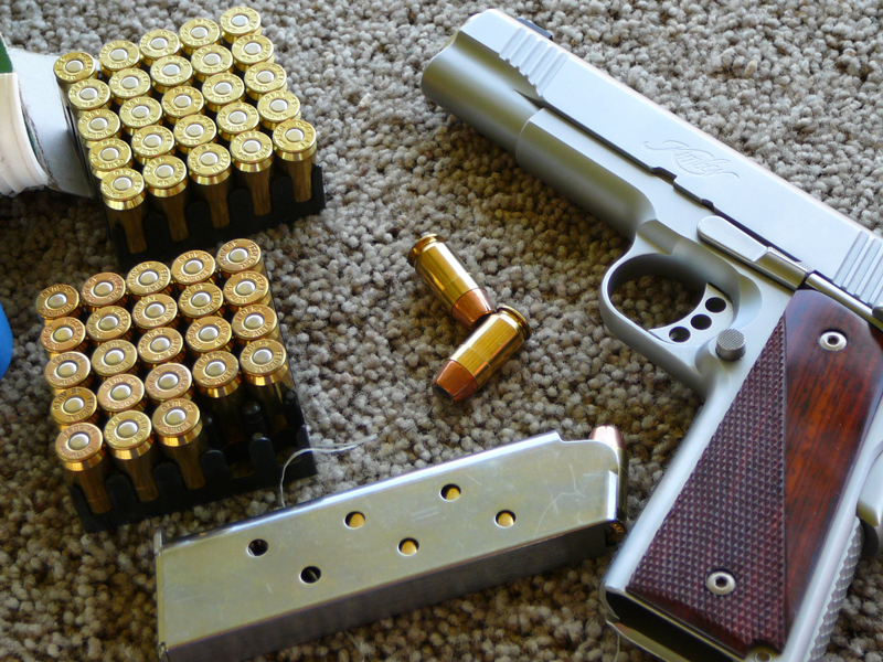1911 and ammo ready to go